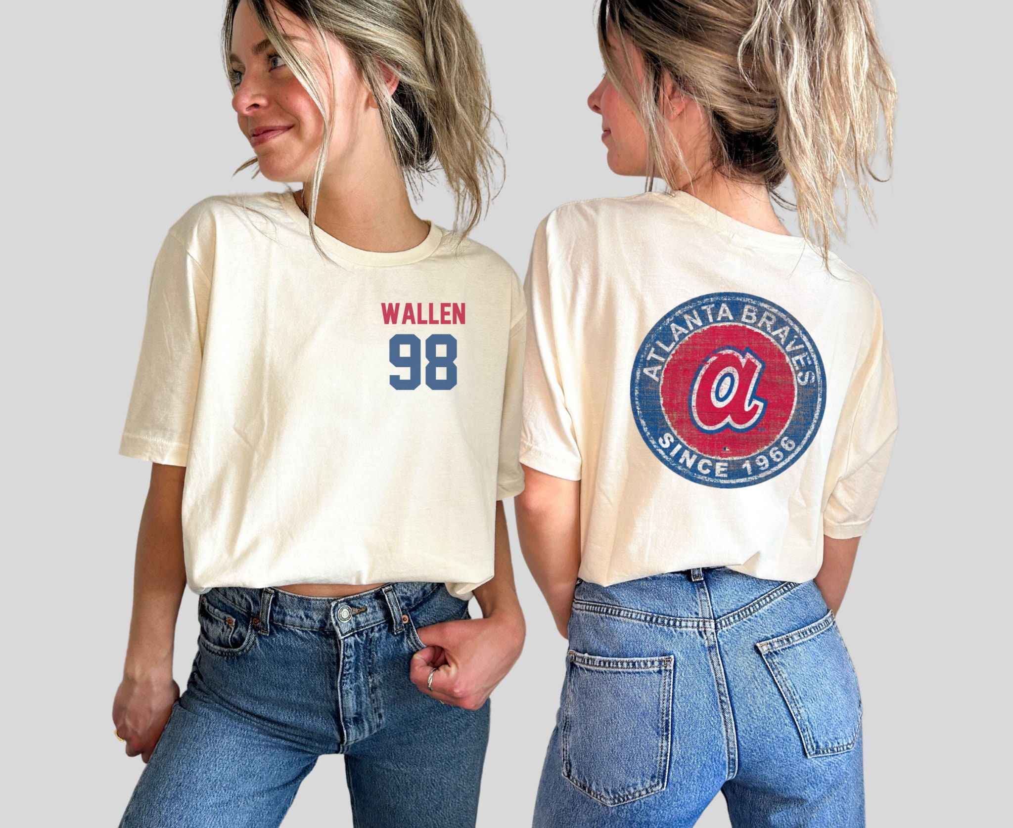 Country Music Concert Shirt, Braves Baseball Tee, Braves Baseball Shirt,  Country Music Shirt, Gift For Her, 98 Braves Shirt, Women Singer Fan T  Shirts