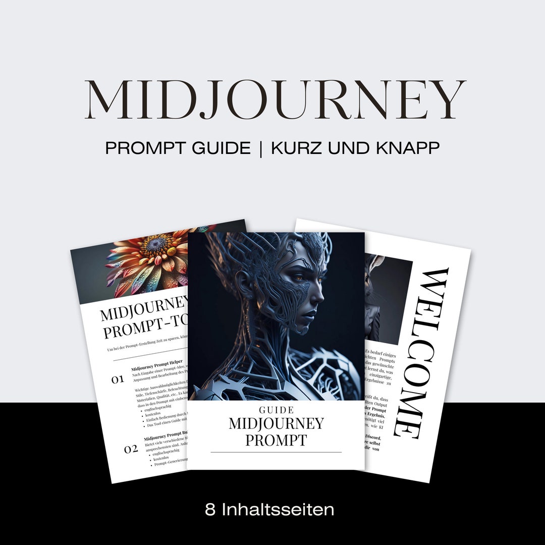 Midjourney Prompt Guide Digital Download Instructions AI Image ...
