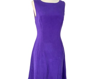 90s SILK PURPLE MINI Dress