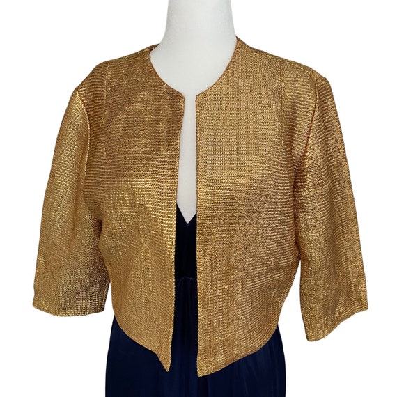 Gold evening sales jacket