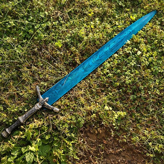 Dark Moon Sword Replica, Elden Ring Bloodborne Inspired, 40” Cosplay with Wall Mount