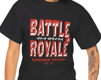 Battle Royale Novel Cover T-shirt – Japanese Cult Classic Tee