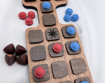 Royal Game of Ur - Wooden - Homemade Board Game