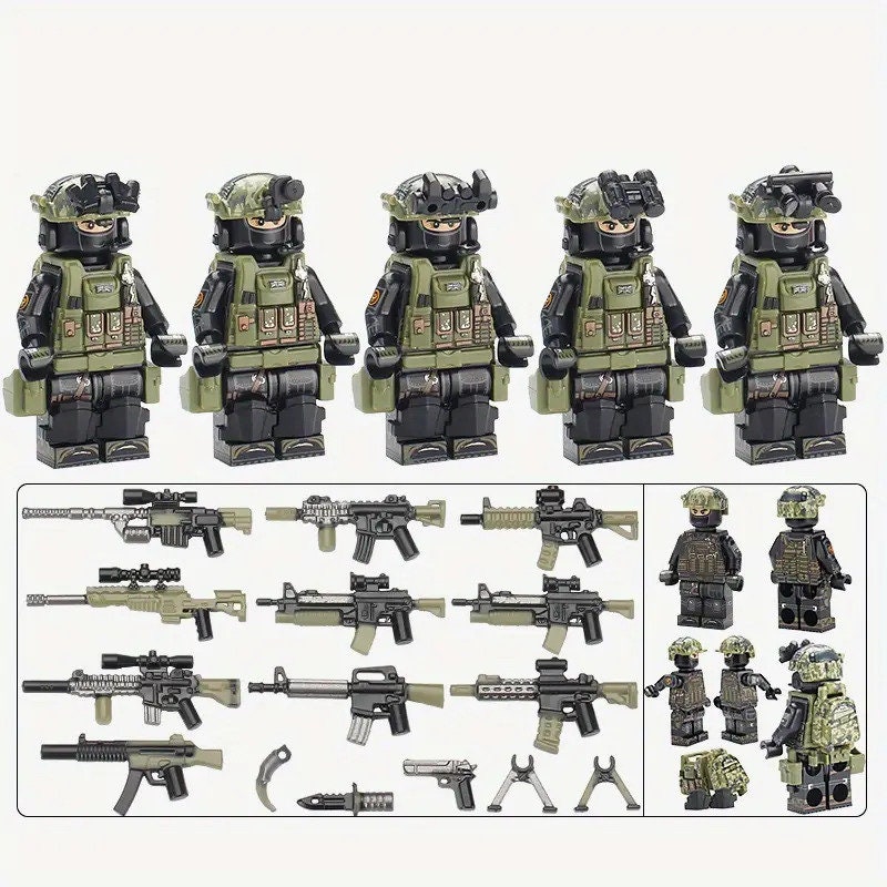 British SAS LEGO Special Forces Minifigures Custom Etsy