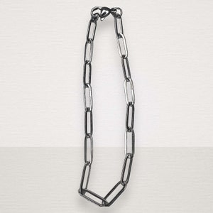 Stainless Steel 7&#39;&#39; Solid Paper Clip Bracelet, Link Chain Bracelet, Stacking Bracelet