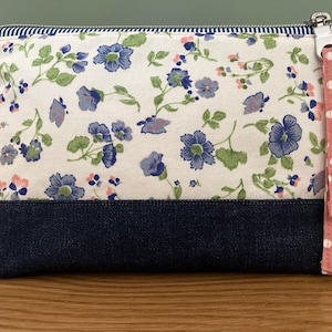 Denim & Cotton Pouch