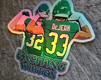 Exciting Whites Holographic SB Stickers