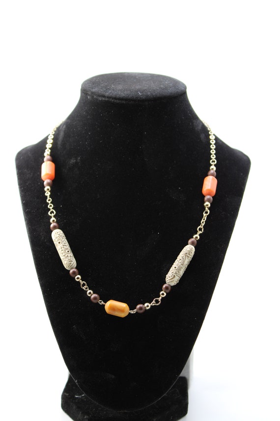 Beautiful Vintage Beaded Tribal necklace