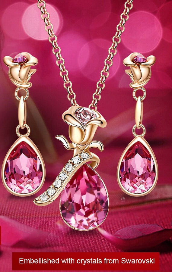 CDE Rose Jewelry Set