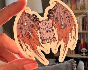 Thriller Reader Wings Sticker