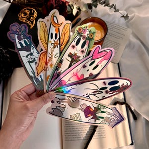 Spooky Ghost Bookmark: Halloween Book Lover Gift