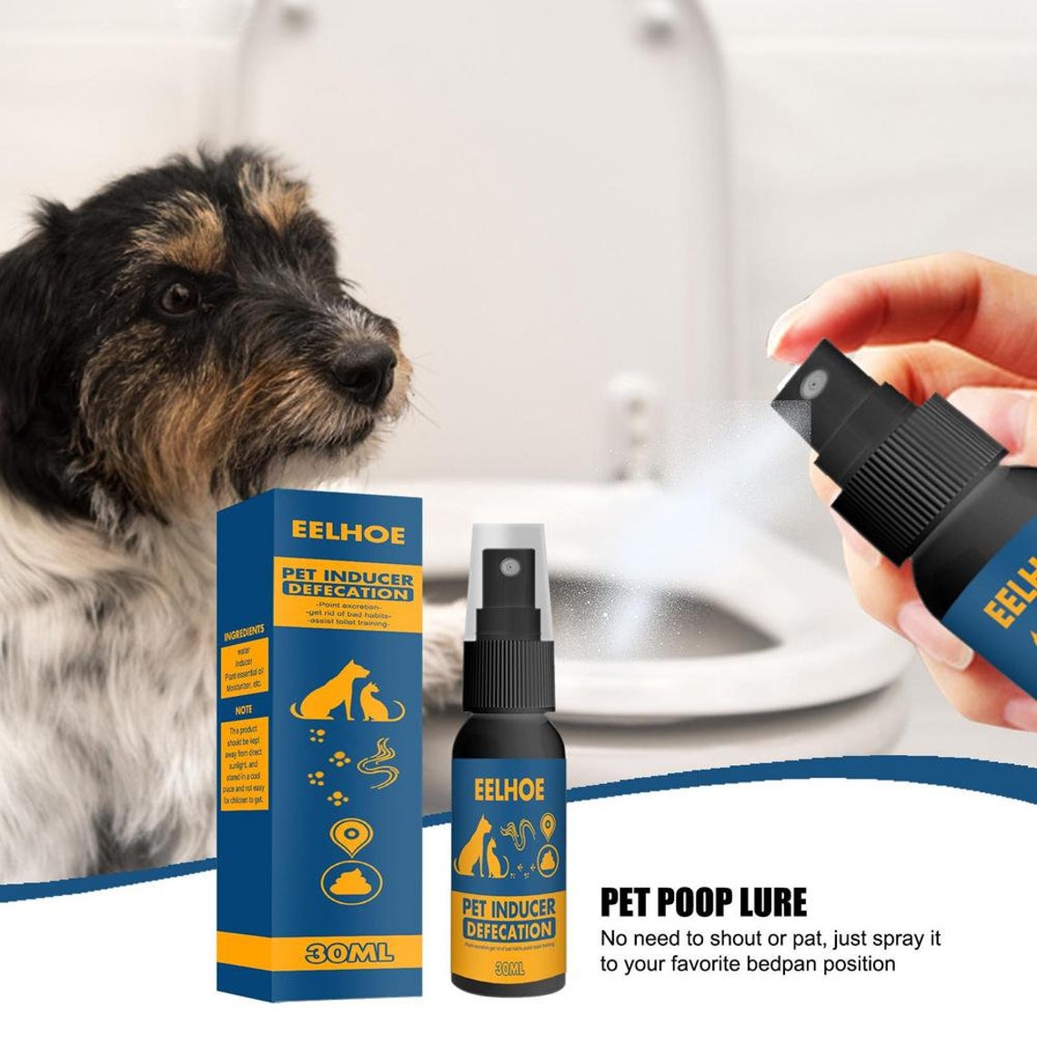 Dog Pee Spray Training 30ml Poop Spray for Dog Training Puppy