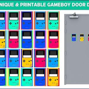 Printable Gameboy Color RA Door Decs