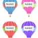 Printable RA Hot Air Balloon Door Decs - Etsy
