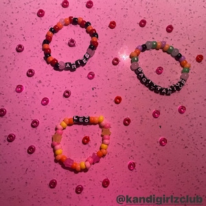ZODIAC SIGNS - Fire signs -  Rave Kandi/Friendship Bracelet