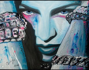 Madonna - original acrylic painting