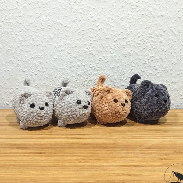 Gehäkelte Plüsch-Katze Amigurumi