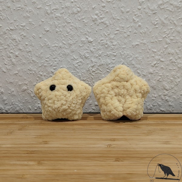 Handgemachter Plüsch-Stern "Sirius Buns" Amigurumi