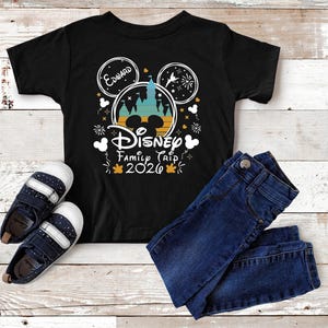 Disney Family Matching Shirt, Custom Disney Shirt, Personalized Disney Trip Shirt, Disney Vacation Family Shirts, Disney Trip 2026 Shirts image 2