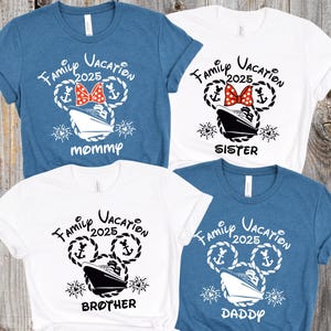 Disney Cruise Group Shirt, Disney Familie passende Cruise Shirts, 2025 Disney Cruise Family Shirt, Cruise Family Shirt 2025
