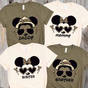 Disney Animal Kingdom Shirts, Animal Kingdom Matching Shirts, Custom Disney Safari Shirts, Personalized Animal Kingdom Safari T-shirts