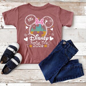 Disney Family Matching Shirt, Custom Disney Shirt, Personalized Disney Trip Shirt, Disney Vacation Family Shirts, Disney Trip 2026 Shirts image 6