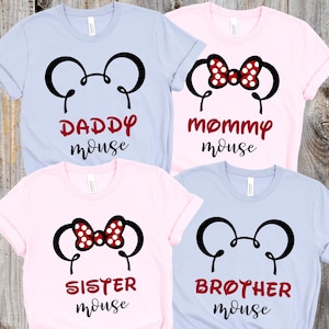 Disney 2025 Family Trip Vacation Shirts, Matching Disney Vacation Shirts, Disney Family Shirts, Custom Disney Family Matching T-shirt