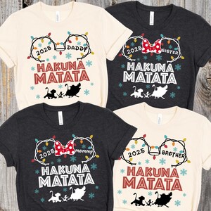 Custom Disney Animal Kingdom Shirts 2025, Disney Animal Kingdom Family Shirt, Disney Hakuna Matata Lion King Shirts, Disney Safari Shirts