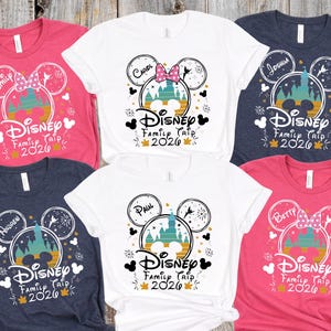 Disney Family Matching Shirt, Custom Disney Shirt, Personalized Disney Trip Shirt, Disney Vacation Family Shirts, Disney Trip 2026 Shirts image 1