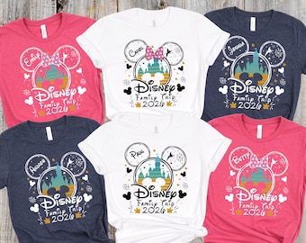 Camisetas familiares Disney a juego, camisetas Disney personalizadas, camisetas personalizadas de viaje a Disney, camisetas familiares de vacaciones Disney, camisetas de viaje a Disney 2026