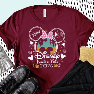 Disney Family Matching Shirt, Custom Disney Shirt, Personalized Disney Trip Shirt, Disney Vacation Family Shirts, Disney Trip 2026 Shirts image 3