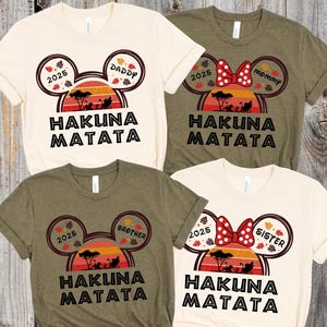 Disney Safari Family Matching Shirts, Custom Disney Safari Shirts, Custom Disney Animal Kingdom Shirts, Animal Kingdom Family T-shirts 2025
