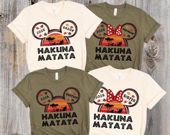 Disney Safari Family Matching Shirts, Custom Disney Safari Shirts, Custom Disney Animal Kingdom Shirts, Animal Kingdom Family T-shirts 2025