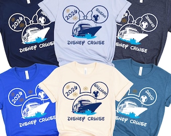 Camiseta personalizada de crucero de Disney, camiseta Disney Wish, camisetas de colores cómodos de crucero de Disney, camiseta personalizada de viaje de crucero de Disney, camiseta de tripulación de crucero de Disney