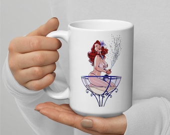 Burlesque- White glossy mug
