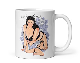 Angela_White - White glossy mug