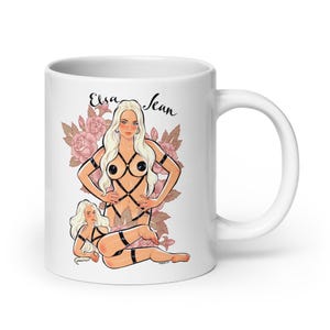 Elsa_Jean - White glossy mug