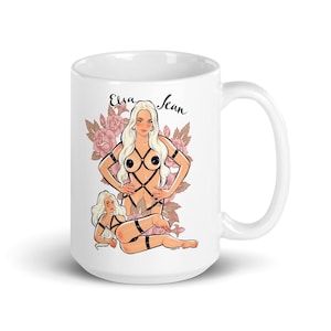 Elsa_Jean - White glossy mug