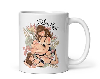 Riley_Reid - White glossy mug