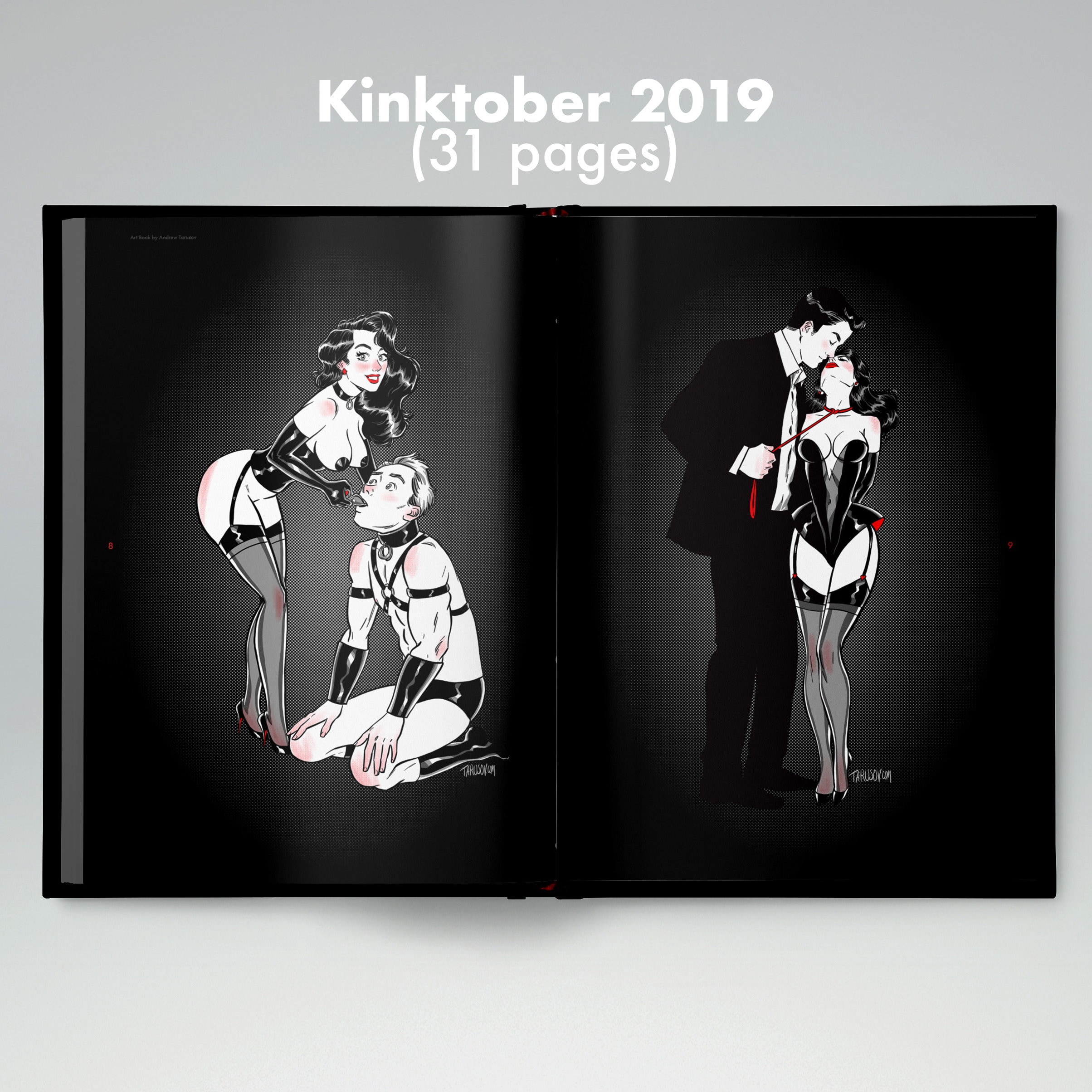 Black Pin-up Book [PDF] NSFW - Etsy