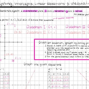 Algebra Notes Part 1 (College Level)