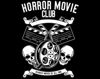 Horror Movie Club SVG, Scariest Movies Clip Art (Digital Download)