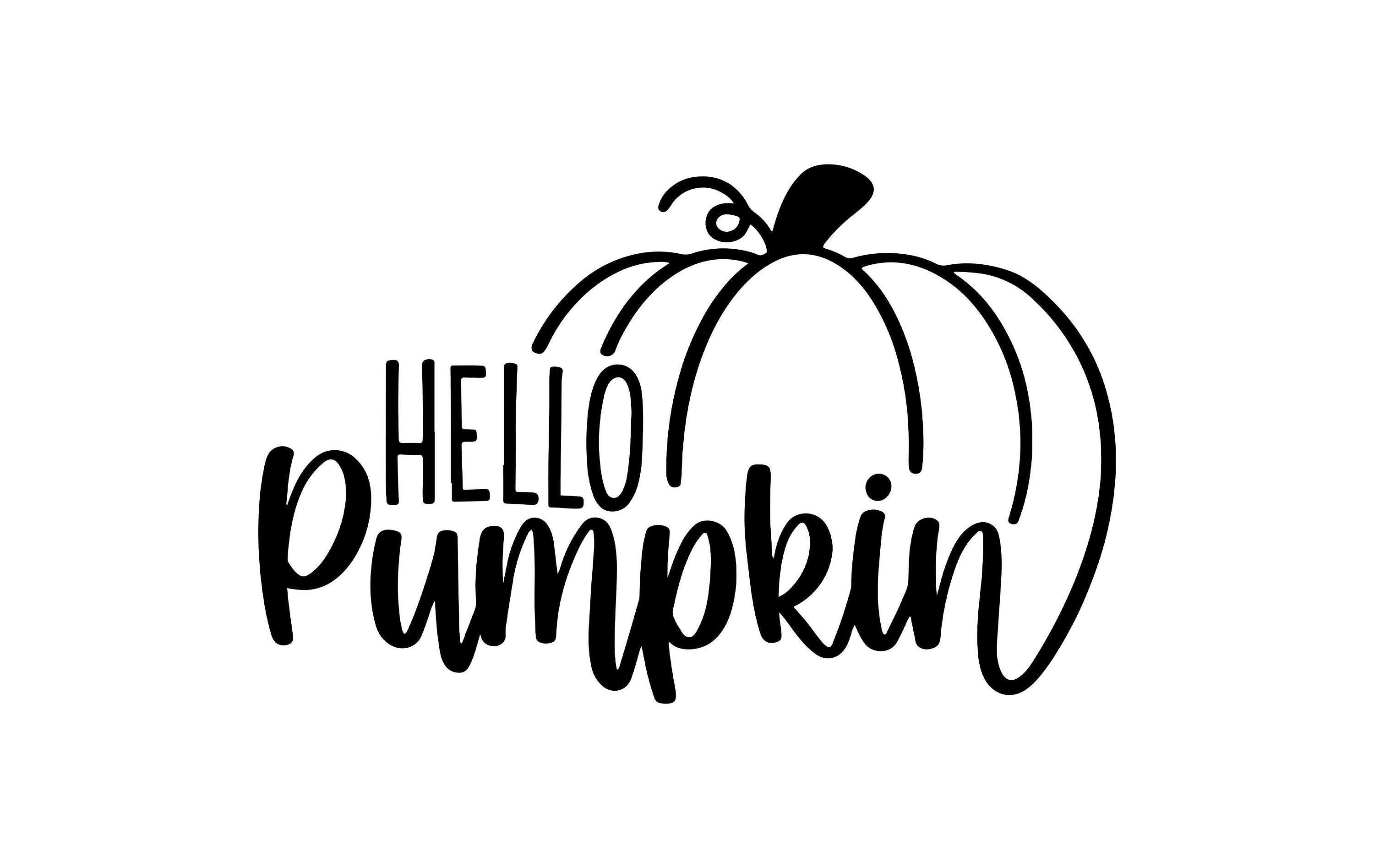 Hallo pompoen, Halloween pompoen, Halloween ontwerp, Cricut ontwerp gesneden bestand SVG + PNG + JPEG + Eps + Ai + Pdf Clip Art & afbeeldingsbestanden