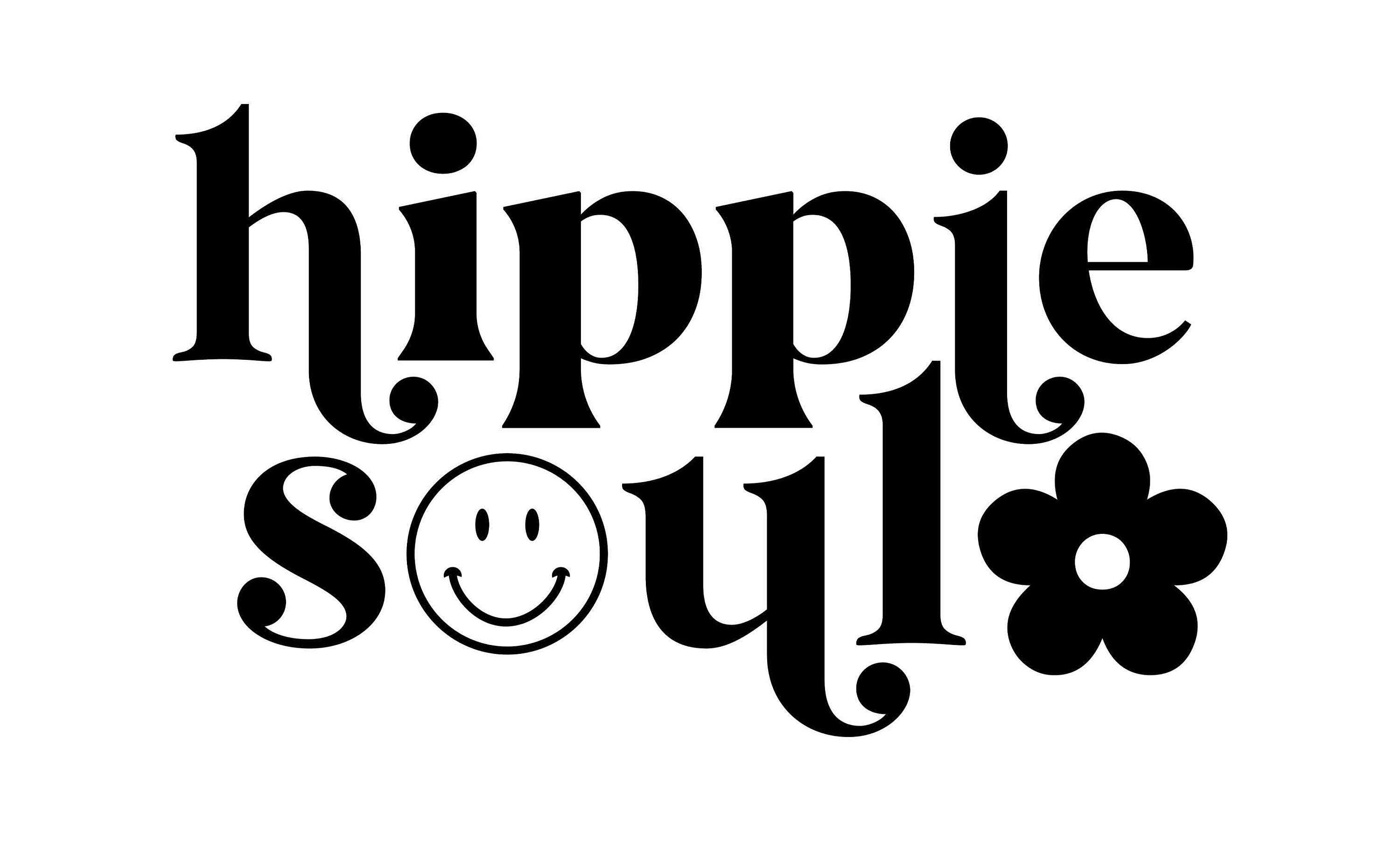 Hippie Soul, Editable Layered Cut Files SVG + PNG + Jpeg + Gif