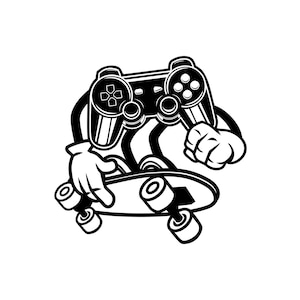 Controller, Layered Cut Dateien SVG + PNG + JPEG + Ai + Pdf Cricut Design Space Dateien