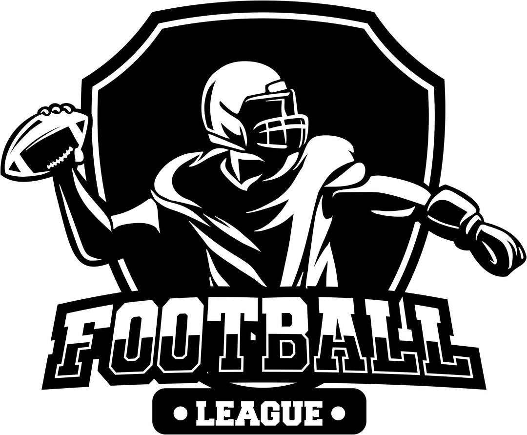 American Football League, Football Logo, Football Team Player, Layered Cut File SVG PNG JPEG Eps