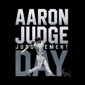 Giorno del giudizio, 99 Aaron Judge Signature, New York Baseball, Cricut Design Cut Files SVG + PNG + JPG + Ai + Pdf File di immagini digitali