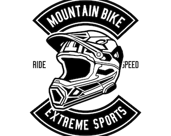 Mountain Bike SVG: Extreme Sports Cut File (Digital Download)