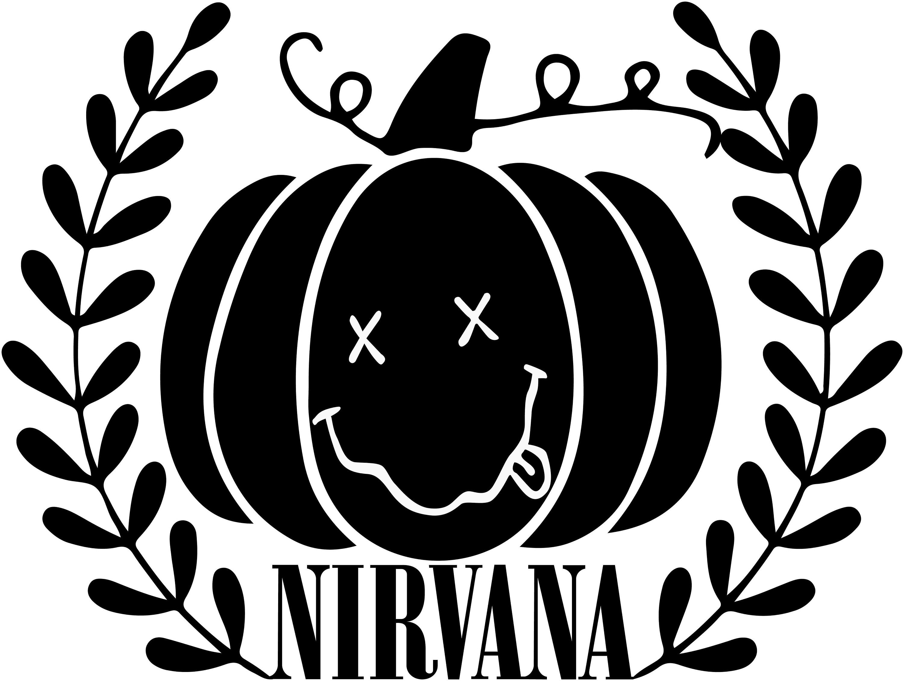 Nirvana Svg Png - Etsy Singapore, image size:3000x2262