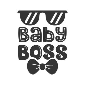 Baby Boss, The Boss Baby, Cricut Design Cut Datei SVG + PNG + JPEG + Ai + Eps + Pdf + Dxf-Bilddateien